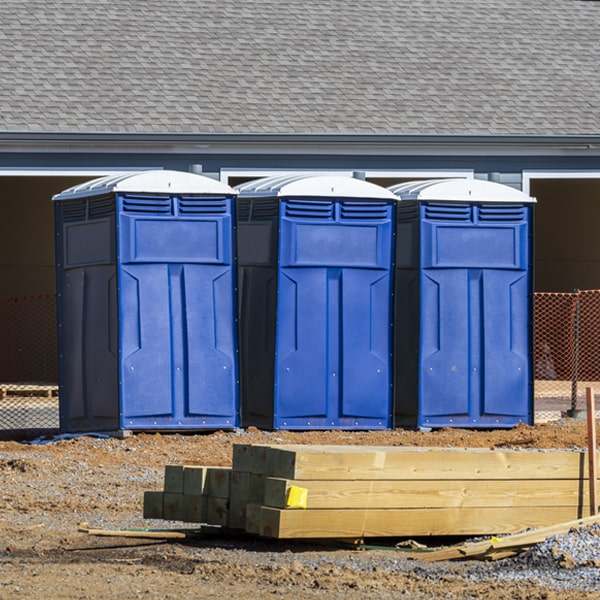 what is the maximum capacity for a single porta potty in Omaha GA